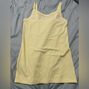 Yellow Basic Tank Top